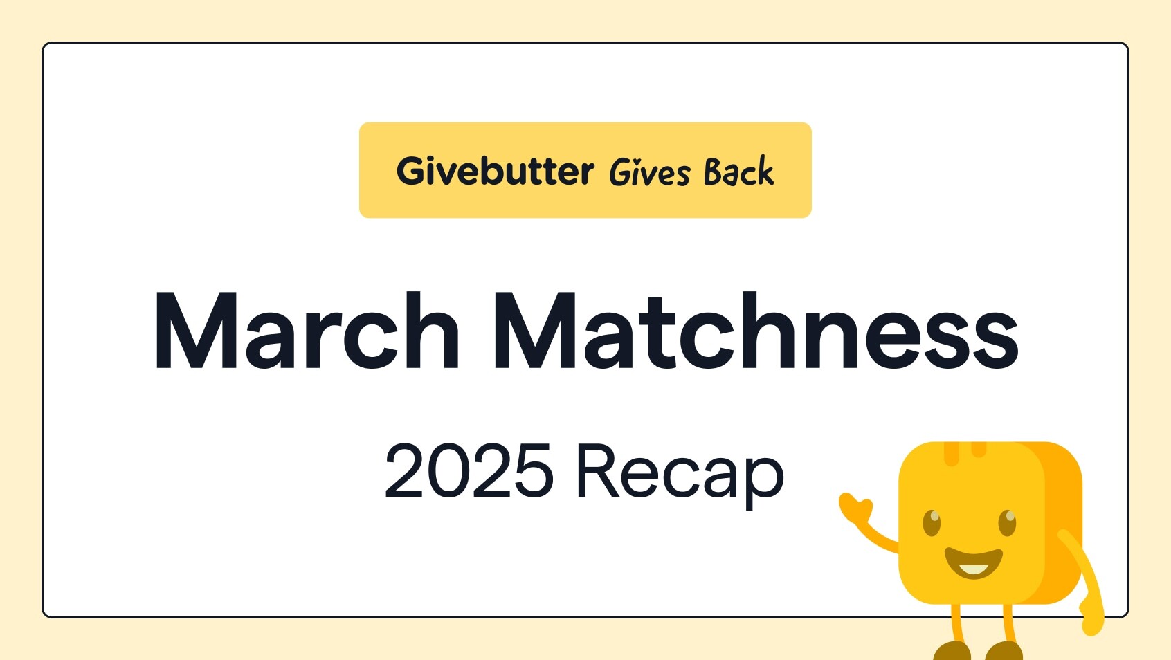 March Matchness 2025 recap graphic
