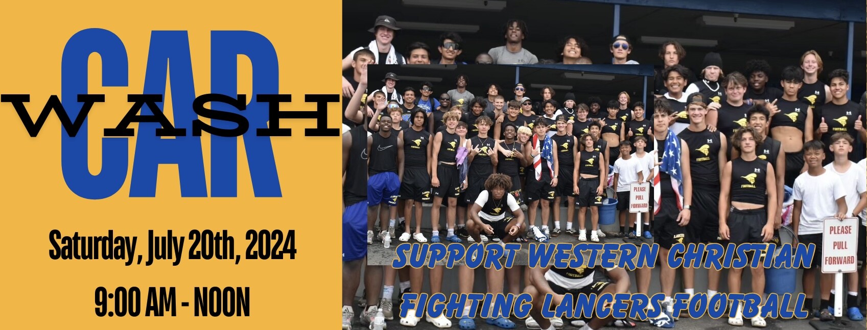 Campaign cover image for Lancer Football Car Wash