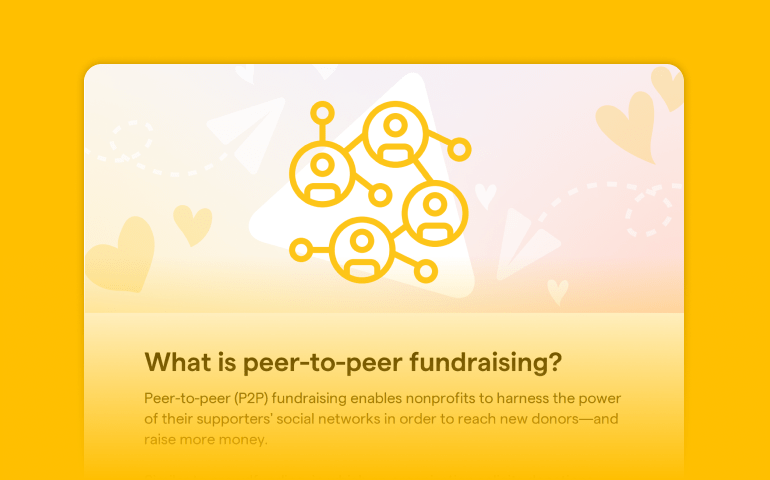 Peer-to-peer fundraising toolkit