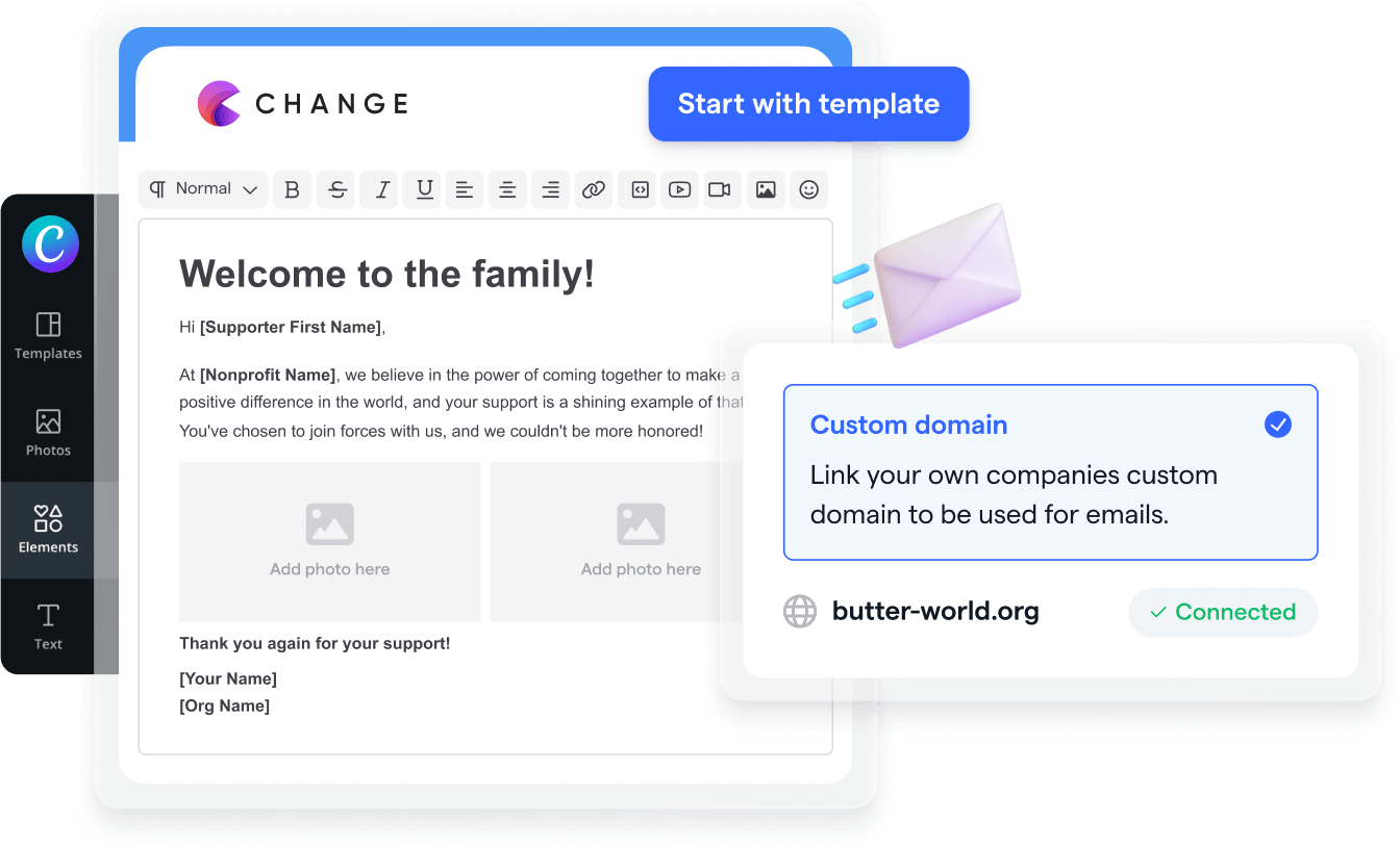 Email design example