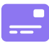 Credit Card Purple