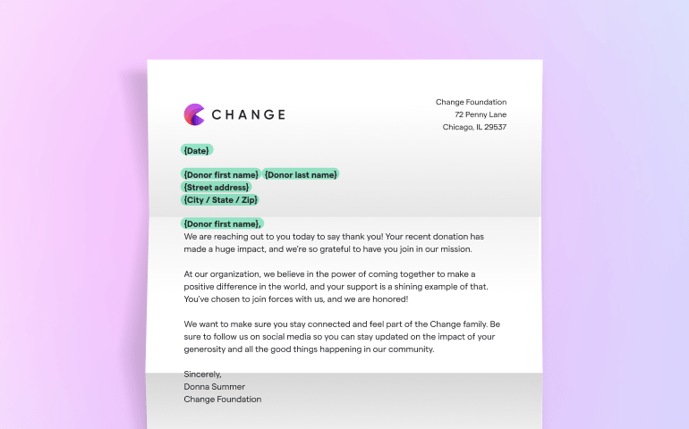 Donor acknowledgment letter: What it is and how to write one
