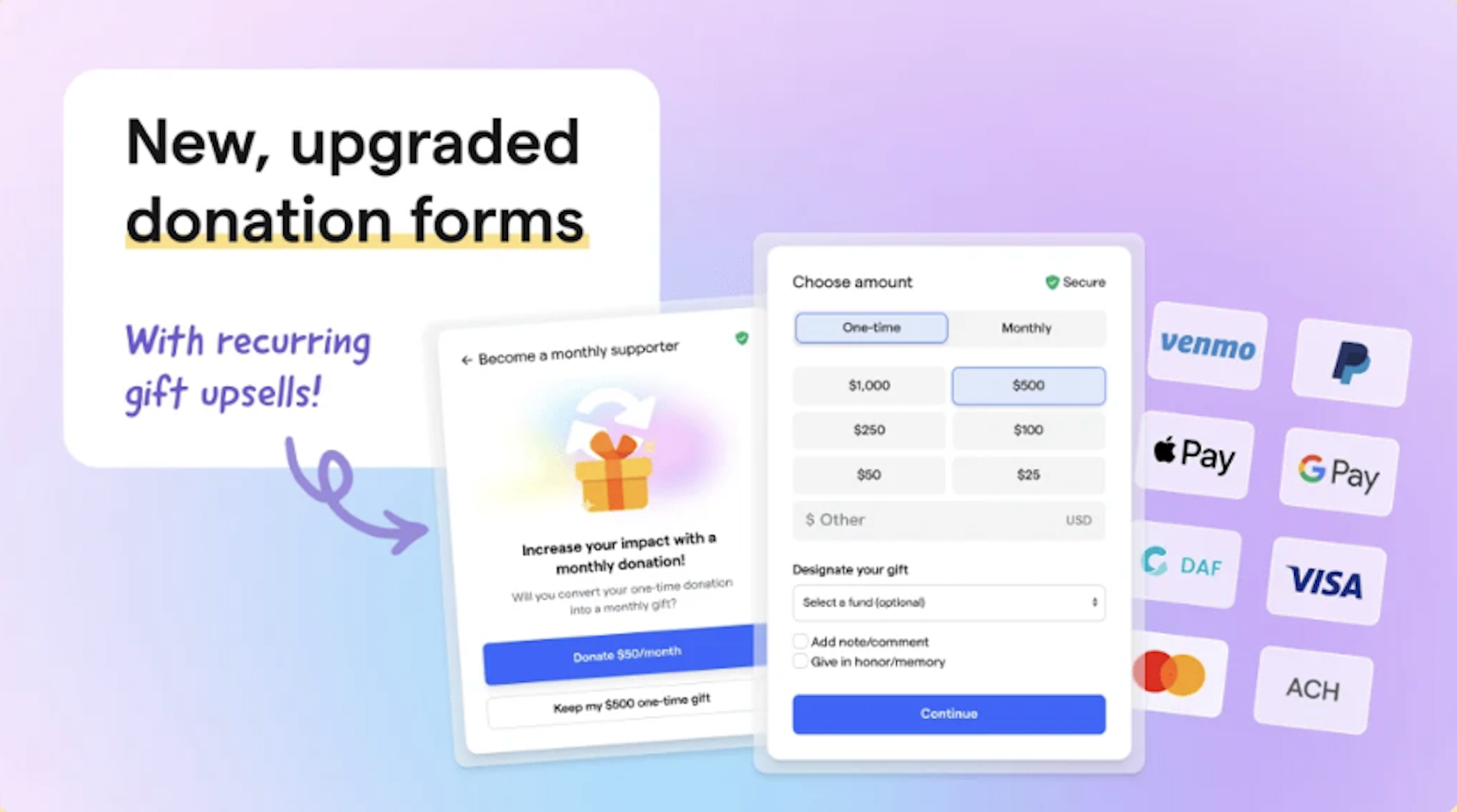 Donation form graphic