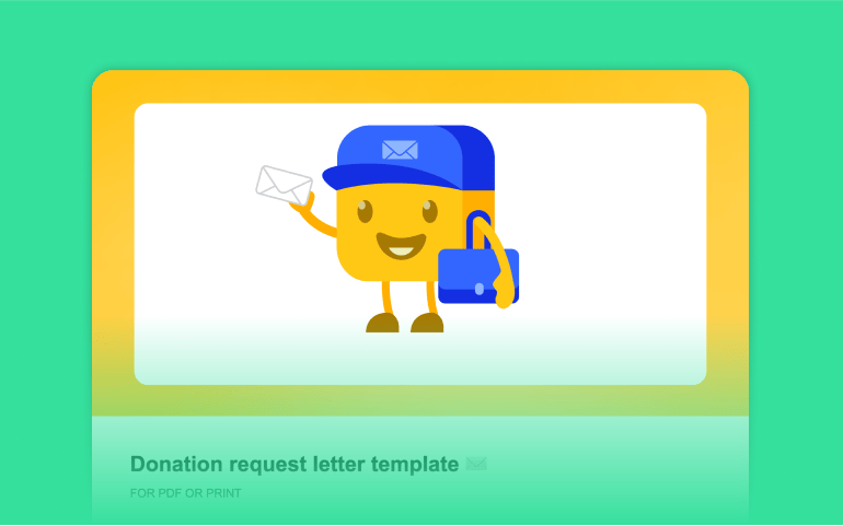 5 free general donation request letter templates