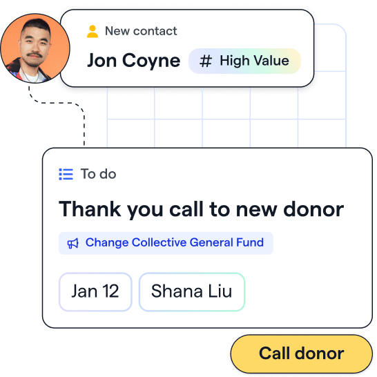To do item assigned to new contact