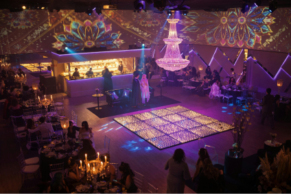 Lavish indoor gala event