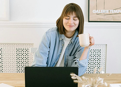 young person checking their nonprofit email list