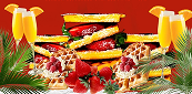 Plate of exotic fruits