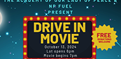 Drive-in movie night poster