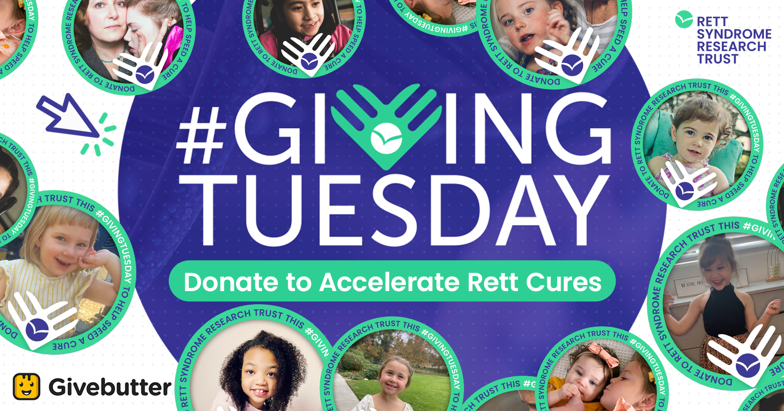 Campaign cover image for Cure Rett Syndrome for #GivingTuesday