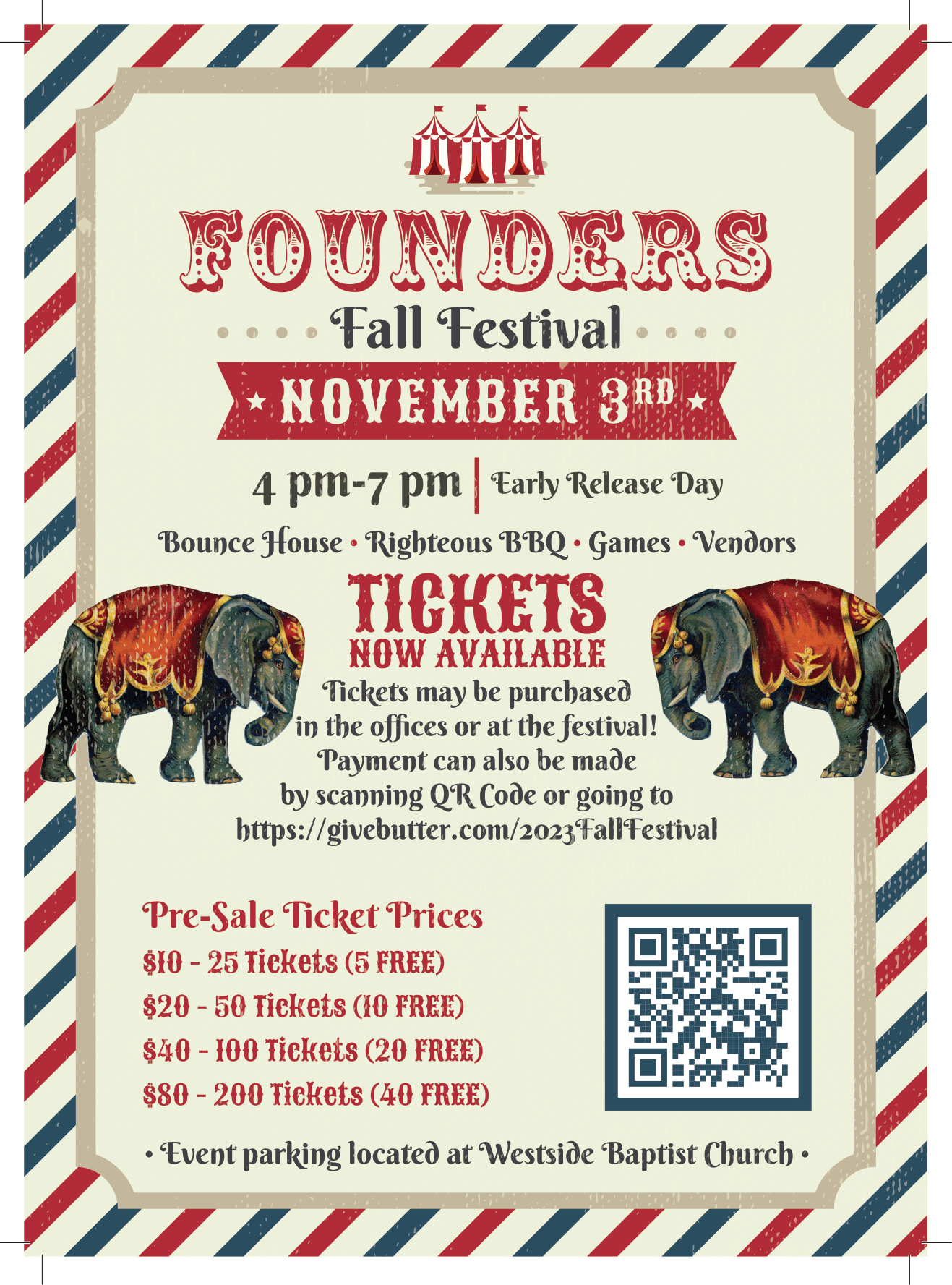 Campaign cover image for 2023 Founders Fall Festival Vendor Form